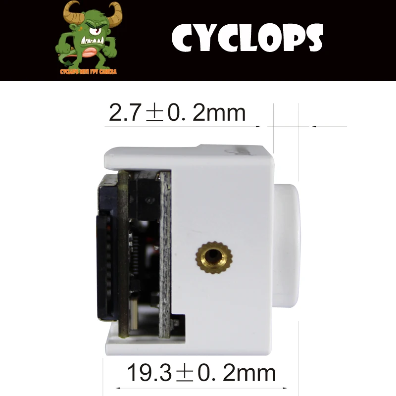 Первая настоящая Hd камера для микро дрона turboing Cyclops 3 v3 Dvr видео записывающая камера