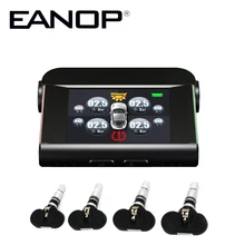 EANOP Internal Solar Car font b TPMS b font LCD Type Pressure Monitoring System font b
