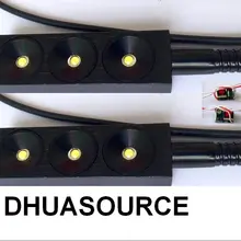 Светодиодные Запчасти настольной лампы ювелирный шкаф свет аксессуары светодиодный точечный свет DIY наборы высокой яркости Гусенек свет 3 Вт