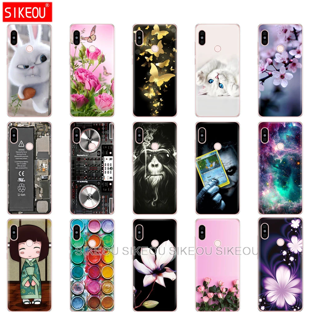 

silicon case For 5.99 inch Xiaomi Redmi Note 5 global Case back Cover redmi note 5 PRO Snapdragon 636 version hongmi note 5 case