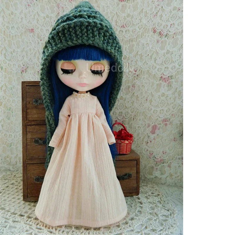 1 шт. Mori Girl Стиль длинное платье для Blyth, Licca, кукла azone одежда 1/6 аксессуары