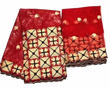 

2019 Latest bazin riche getzner high quality african bazin riche getzner brode bazin for women dress lace fabrics 7 yards B348
