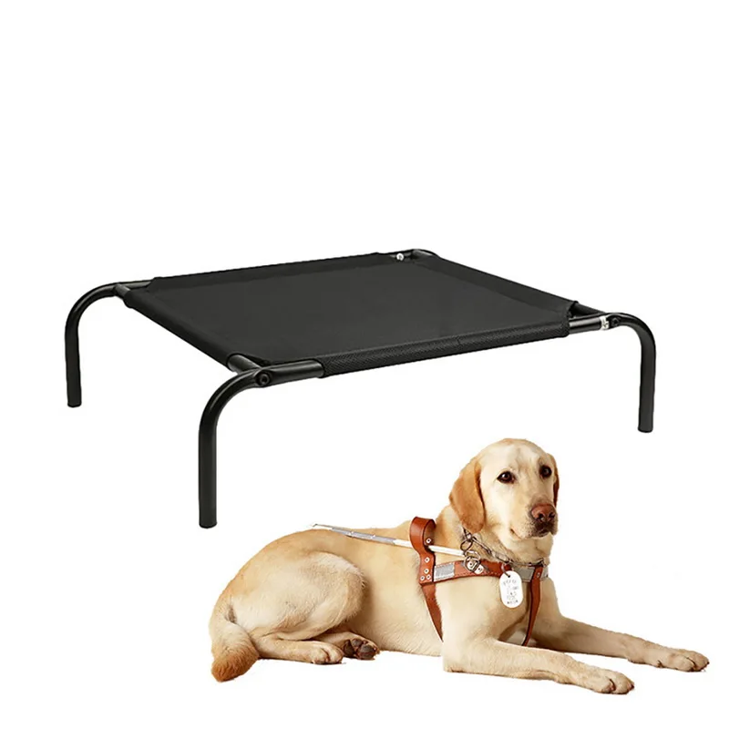 

1Pcs Summer Cooling Dog Bed Hosue Steel PET Pet Mesh Breathable Beds Dogs Sleeping Kennel For Cats Pet Gadget Pet Bed