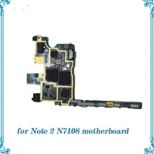 Заменить разблокированный и используется для Samsung Note 2 N7100 материнская плата 16 Гб всего функция плата со всеми ЧИПАМИ логическая плата