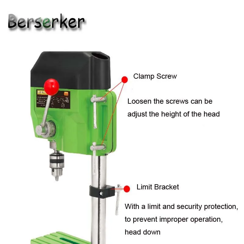 Berserker высокоскоростная Настольная мини дрель Электрический сверлильный станок
