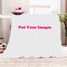DIY Customized Design Blanket Photo Printed Coral Fleece Flannel Mink Throw Sofa Cover Plane Couch Chair