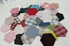 Grandmother garden hexagon Yarn-dyed fabric 3.8cm DIY Handmade patchwork quilts 100 pcs/lot cotton countryside Stripe ► Photo 2/4