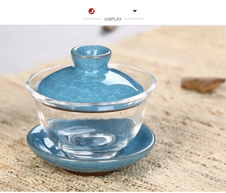 Мойлор стакан из прозрачного стекла керамическая чаша Gaiwan Celadon чайный набор кунг-фу чаша Sancai чайная чашка A