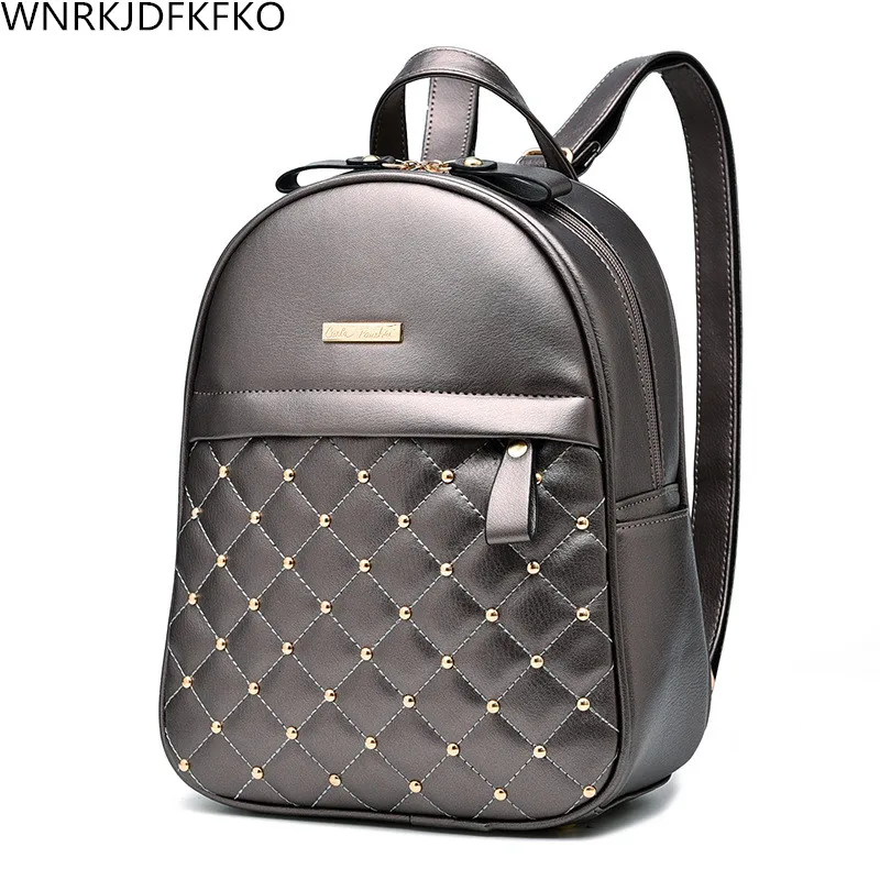 

Female Backpack 2017 Fashion leisure High Quality Deads Bag Shoulder Bag Female PU Backpack Backpack
