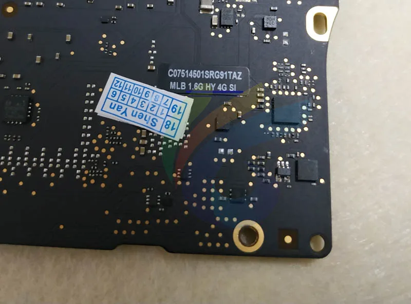 Материнская плата A1466 материнская для Macbook Air 13 &quotI5 1 6 ГГц 4 Гб 2015 года 820 00165 A или