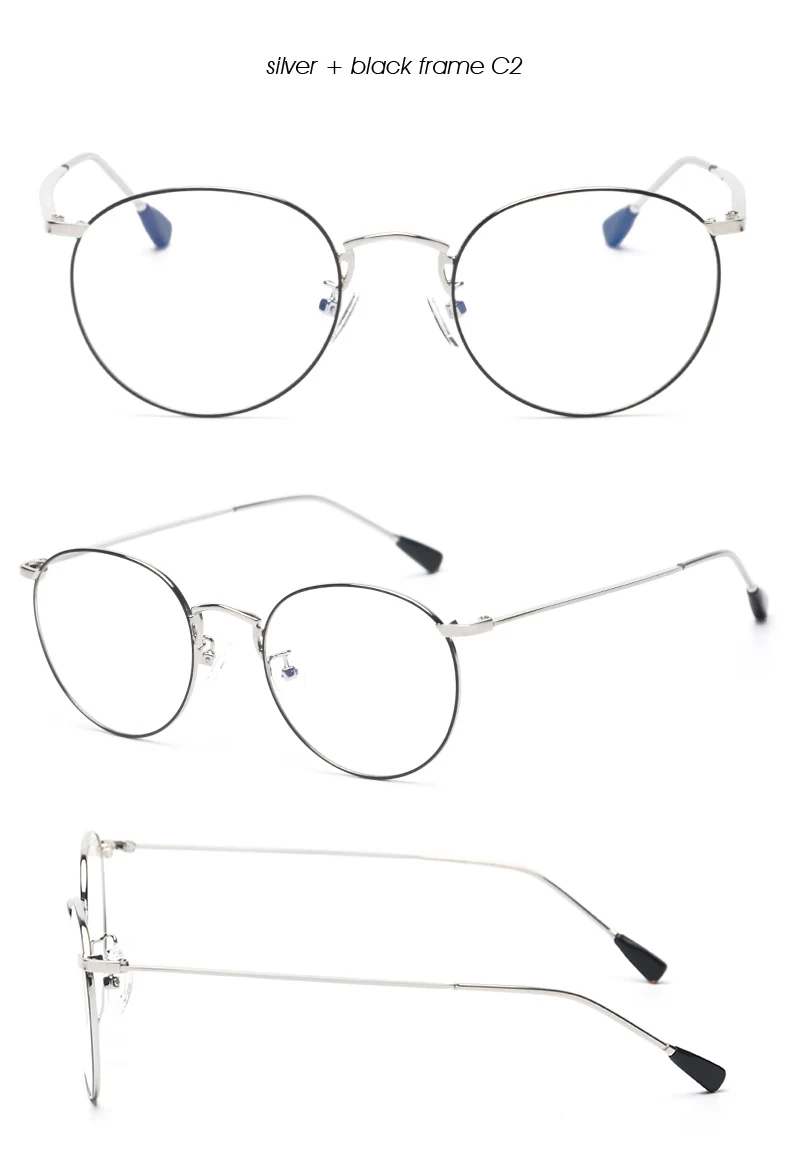 C2 silver + black frame
