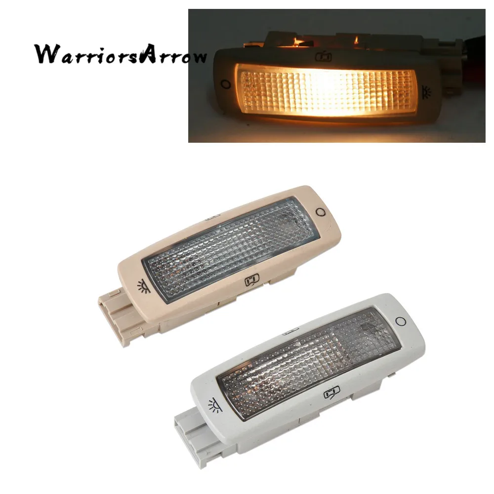 

WarriorsArrow Reading Light Map Dome Lamp Beige Grey For VW Golf Passat 1998-2005 Beetle 1999-2010 Bora 1999-2005 For Skoda Seat