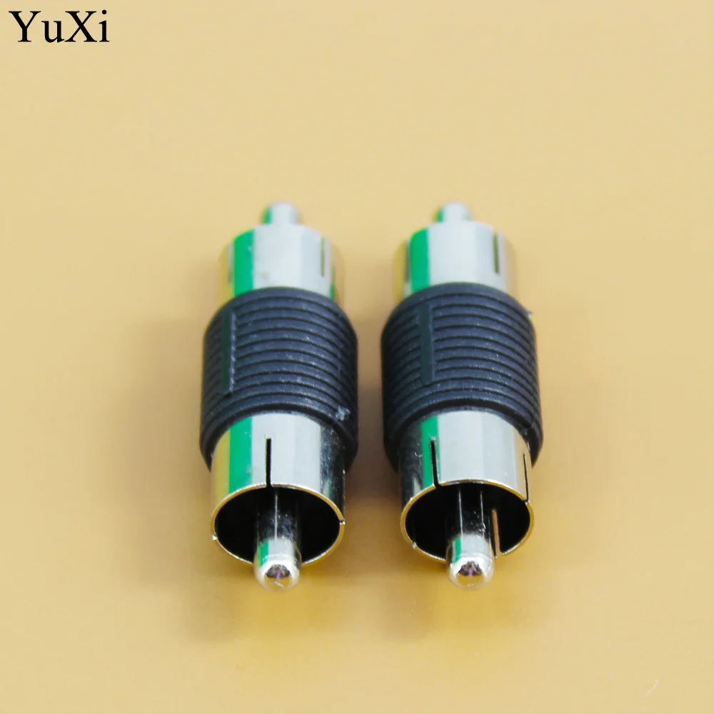 YuXi RCA папа адаптер аудио удлинитель для AV Разъем лотоса двойной проходной