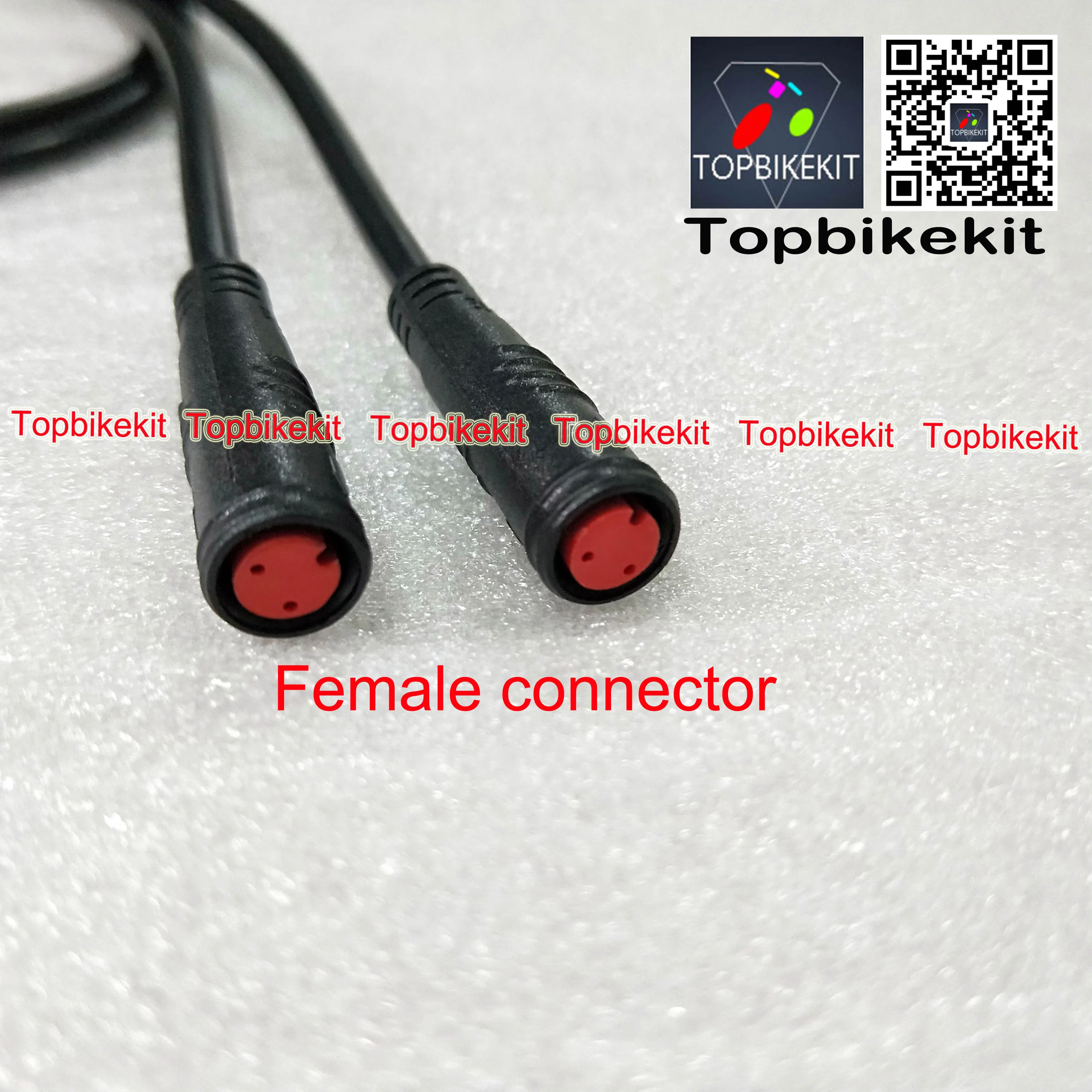 

Julei 2pins waterproof cable connector male or female for ebike brake lever 55cm ebike parts