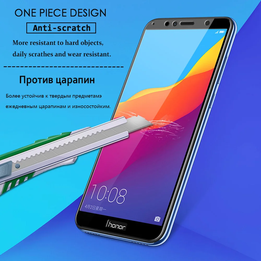 Закаленное стекло для Huawei Honor 7A защитное покрытие экрана 10/ 8 Lite/7A Pro/7X/7C Pro|Защитные