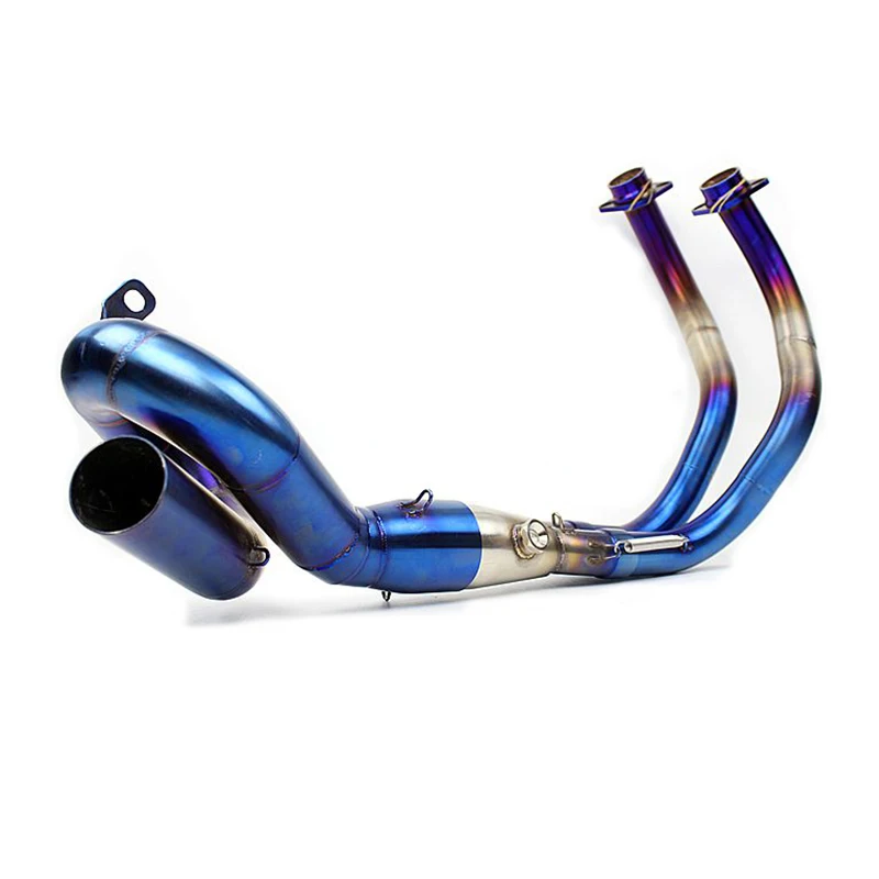 MT 07 MT07 FZ07 Motorcycle 51mm Full System Exhaust Muffler Middle Mid