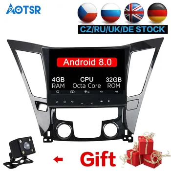 

Octa Core Android 8.0 RAM 4GB ROM 32GB Radio Car DVD Player GPS Navigation For Hyundai SONATA 2011-2013 GPS Free Map card stereo
