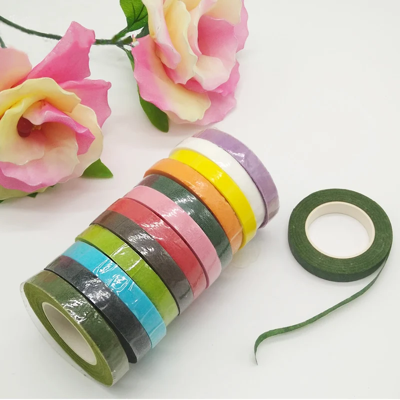 2 шт DIY нейлоновые Цветочные материалы зеленые ленты искусственные цветы делая