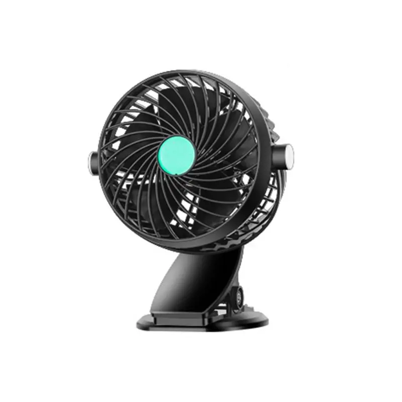 

12V/24V 360 Degree All-Round Adjustable Car Auto Air Cooling Single Head Fan With Clip Low Noise Car Auto Cooling Air Fan Car A