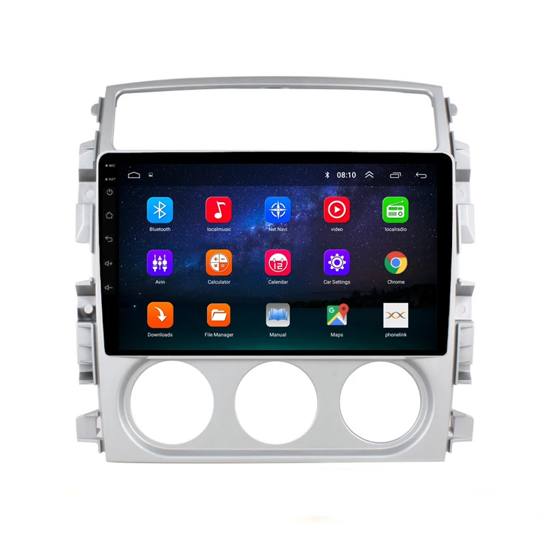 Discount 9" 2.5D IPS Android 8.1 Car DVD Multimedia Player GPS for Suzuki Liana 2007 2008 2009-10-2013 audio car radio stereo navigation 1