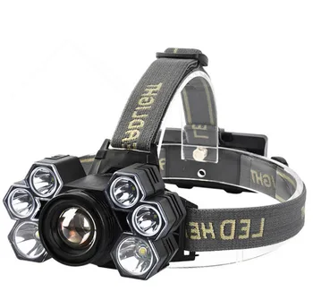 

30W USB Rechargeable Headlight Headlamp T6 LED Head Lamp Flashlight Torch Head Light Lantern 18650 Battery