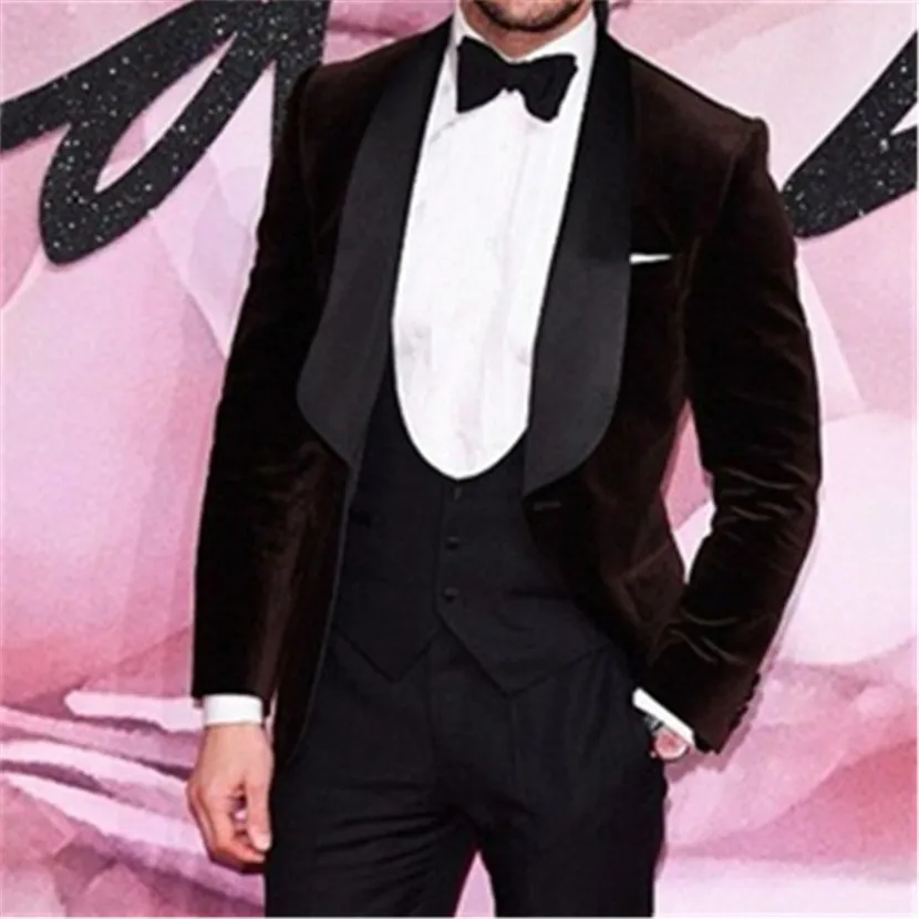 Дизайнерский классический итальянский черный мужской костюм для выпускного вечера, стильные костюмы, приталенный смокинг из 3 предметов, смокинг на заказ, строгий блейзер для жениха, Ternos