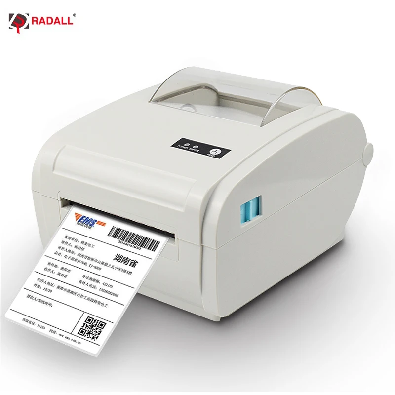 

New Arrival Thermal Label Printer 110mm A6 Shipping Logistic Barcode Maker USB/Bluetooth Auto Peeling Portable Printer RD-9210