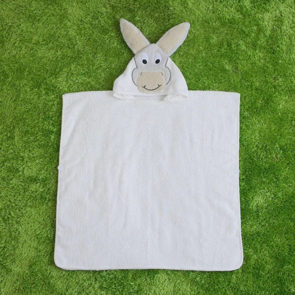 Детское полотенце для малышей; коллекция года; хлопковый банный халат для маленьких мальчиков и девочек; весеннее банное полотенце с капюшоном с изображением животных; детское полотенце с рисунком; купальная одежда