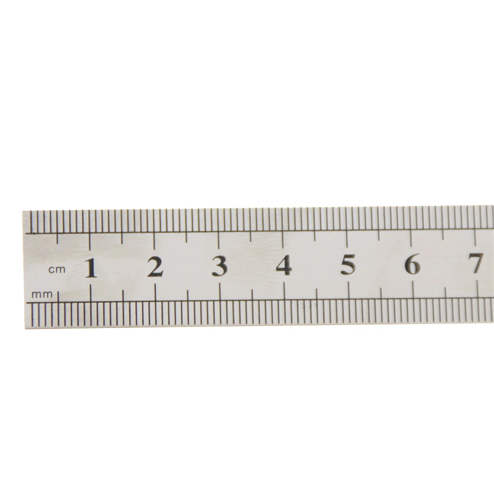 15 см швейная ножка из нержавеющей стали металлическая прямая Линейка Инструмент точность двусторонний измерительный инструмент