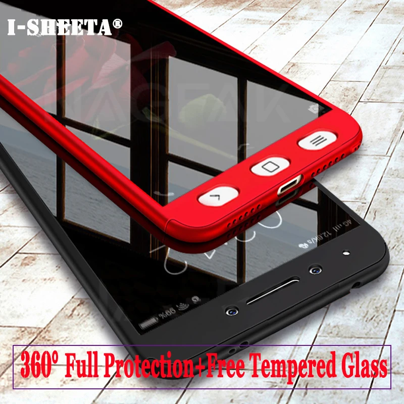 360 Degree Full Protection Matte Hard Case For Xiaomi Redmi 4X 4A 5A 6A 6 Pro With Free 9H Tempered Glass Cover for xiaomi Play |