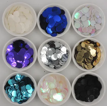 

10g/lot Size 12mm Sequin Flat Round Laser Sequins Paillettes Sewing Wedding Craft,Kids DIY handmade Women Garments Accessories