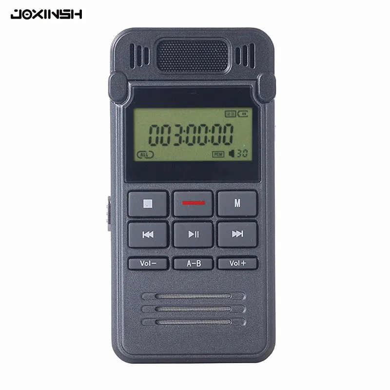 8GB Noise Reduction High-definition Digital Audio Voice Recorder Dictaphone Telephone Recording with LCD Display MP3 Player
