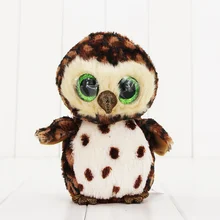 15cm Ty Beanie Boos Big Eyes Plush font b Toy b font Doll Colorful Owl TY