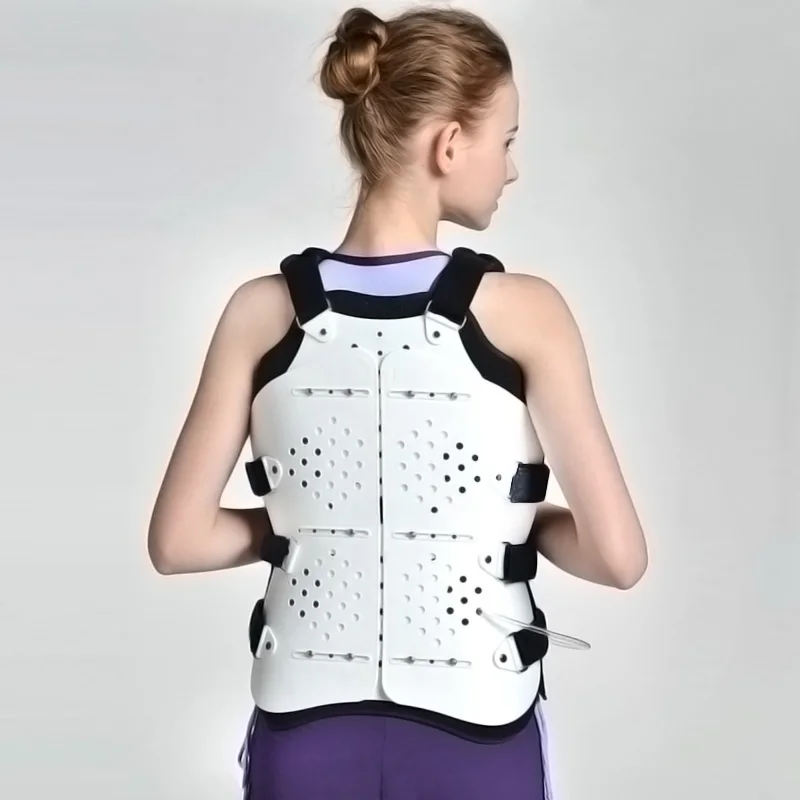 

Thoracolumbar orthosis with adjustable lumbar support bracket fixed thoracic vertebral compression fracture brace free shipping