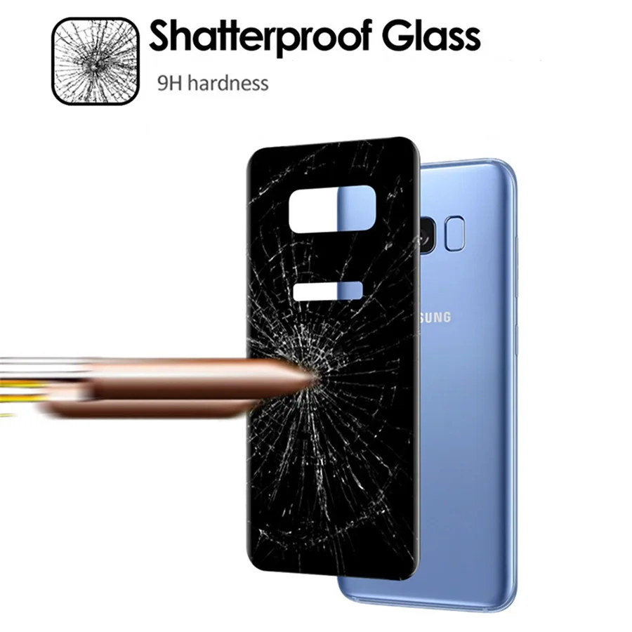 

3D Curved Full Cover Screen Protector Back Rear Tempered Glass For Samsung Galaxy S8 S9 Plus Note 8 Protective Film Case