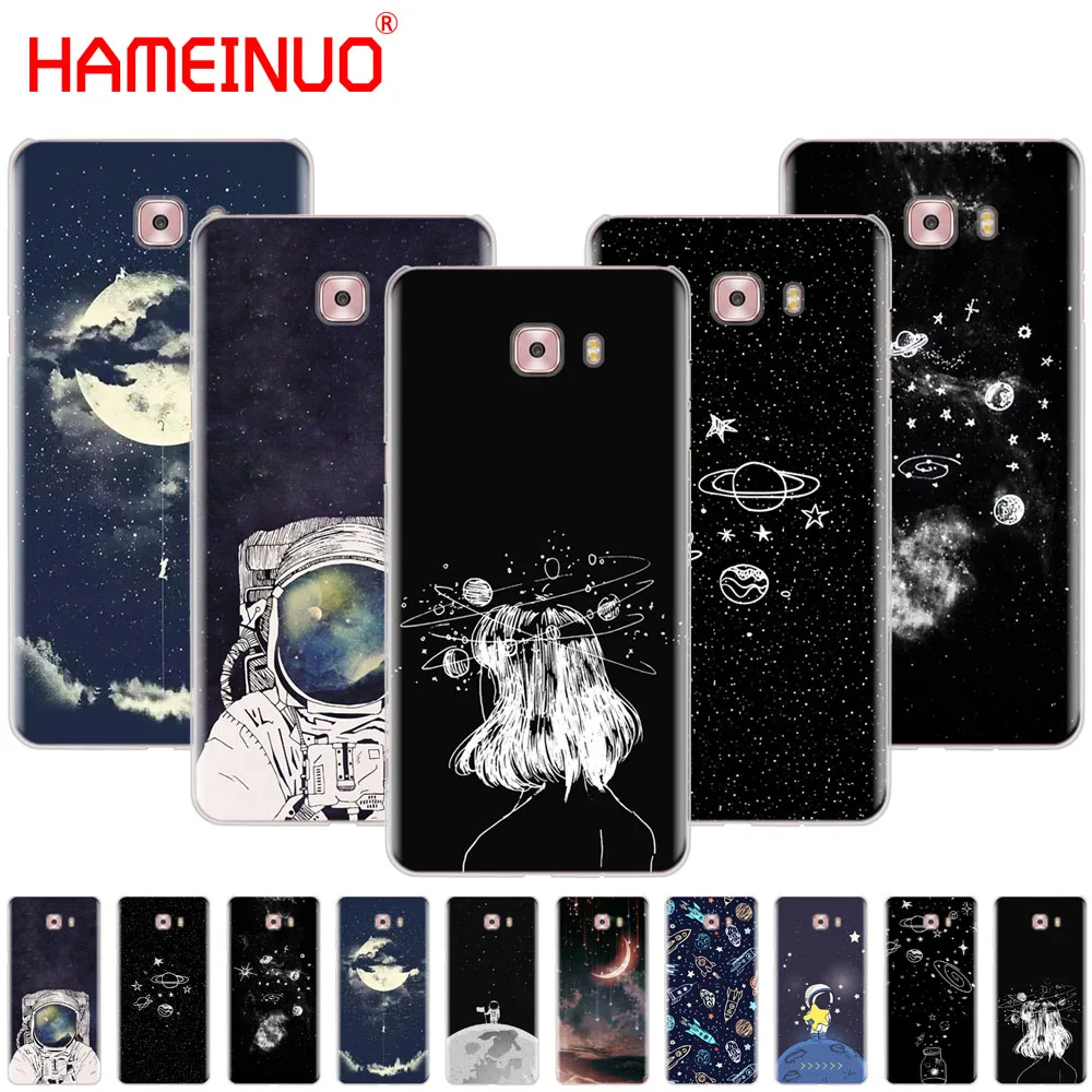 

HAMEINUO Space Love Sun And Moon Star drawing cover phone case for Samsung Galaxy C5 C7 C8 C9 C10 J2 PRO 2018