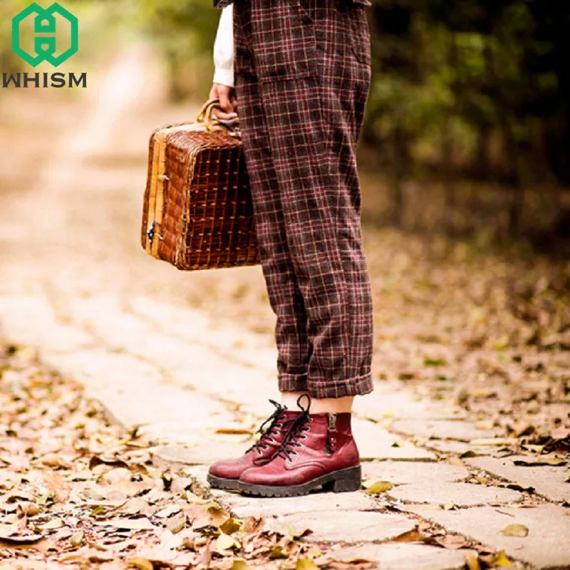 WHISM اليدوية سلة تخزين منسوجة الخيزران الروطان السفر حقيبة سلال الخيزران منظم أدوات التجميل نزهة الغذاء تخزين صناديق