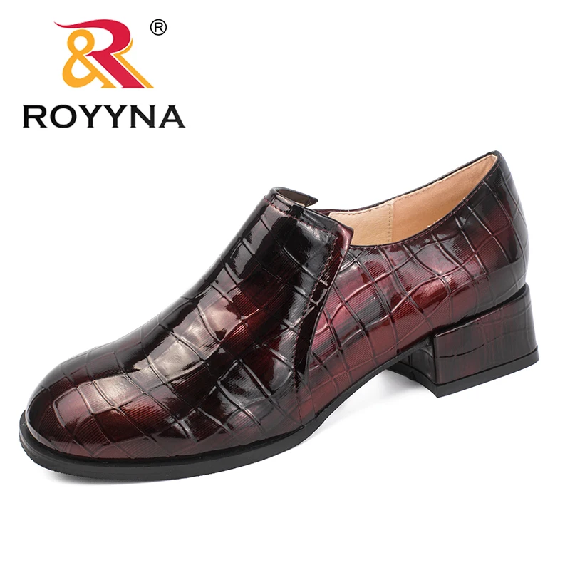 

ROYYNA New Fashion Style Women Pumps Round Toe Women Dress Shoes Slip-On Lady Wedding Shoes Comfortable Light Fast Free Shipping