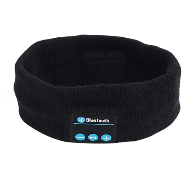 Повязка на голову для Bluetooth Встроенные беспроводные колонки трикотажные моющиеся съемные наушники Handsfree Yoga Running головной убор