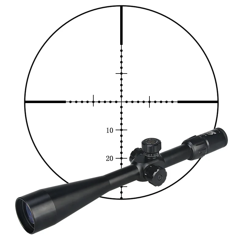 

Quality guarantee 10-40X56SFF Tactical Riflescopes Mil-dot High Shock Resistance Scope with Side Focus + Free Rail Mount gz10284