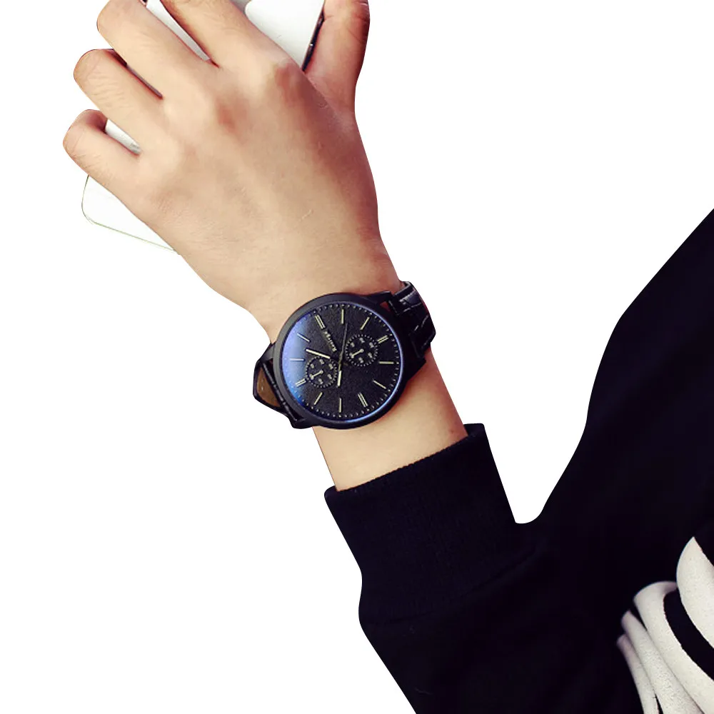 Мужские и женские студенческие минималистичные Модные женские наручные ...