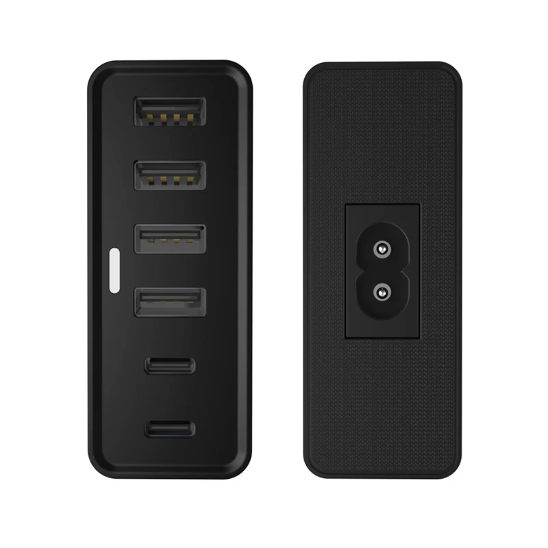 USB نوع C شاحن ل نيكزس 5X/6 P ، CHOETECH 55 واط USB متعدد المنافذ شحن محطة مع حامل ل فون الهاتف المحمول شواحن
