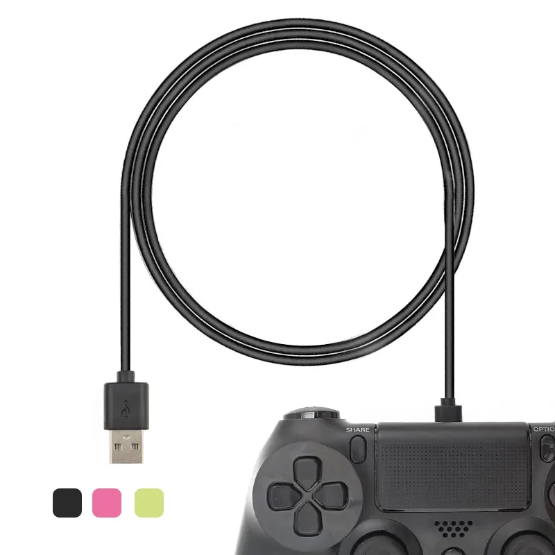 1 м микро USB кабель черный 3 фута для PS4 контроллер зарядный кабель для Playstation 4 Зарядка для samsung Xiaomi Android смартфон