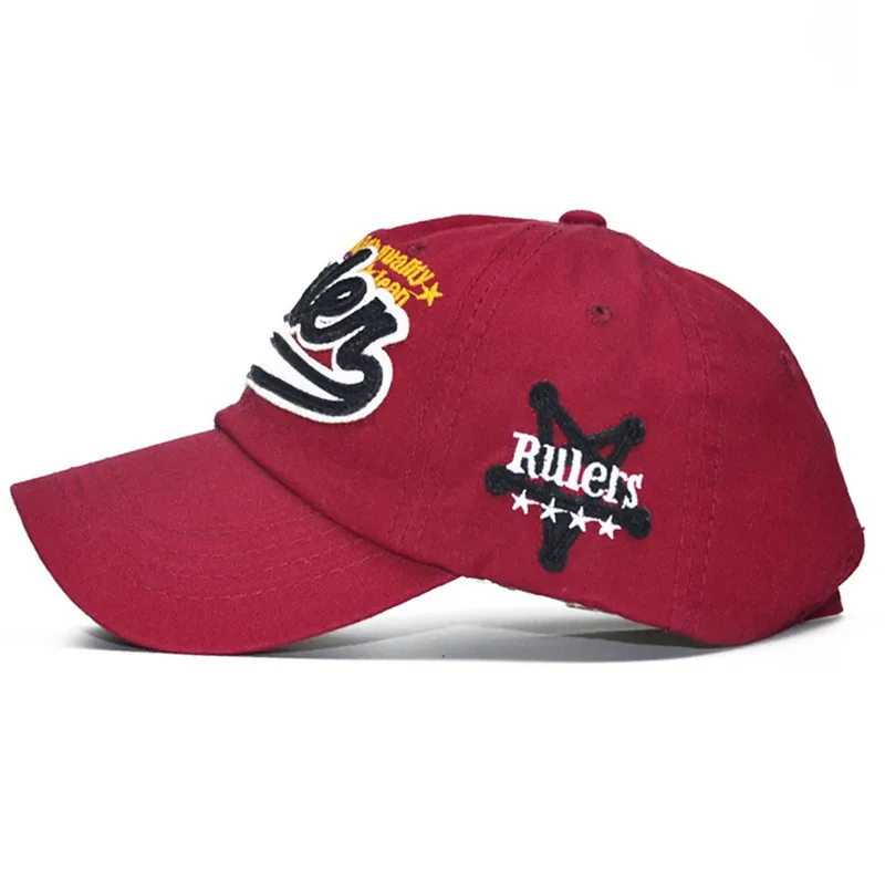 Jual Musim Gugur dan Musim Dingin Bisbol Cap Pria Merek Ayah Topi Wanita untuk Olahraga Penuh Topi Bend Visor Pria Tulang Flexfit Dilengkapi topi Bisbol Topi