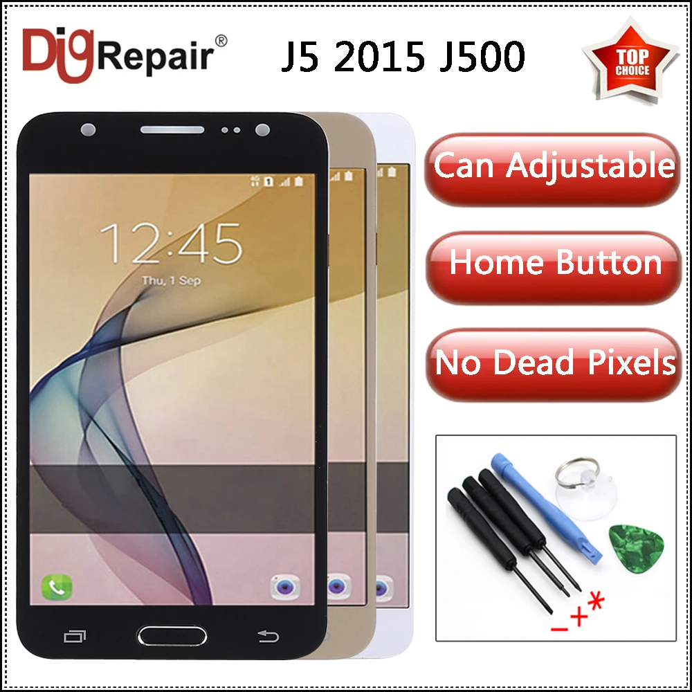 

J500 LCD AAA For Samsung Galaxy J5 2015 LCD J500 J500F J500FN J500M J500H Display Touch Screen Digitizer Assembly J5 2015 Screen