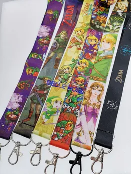 

50 Pcs popular anime zelda Neck Straps Lanyards Mobile Phone,ID Card,Key Condole belt Mixed
