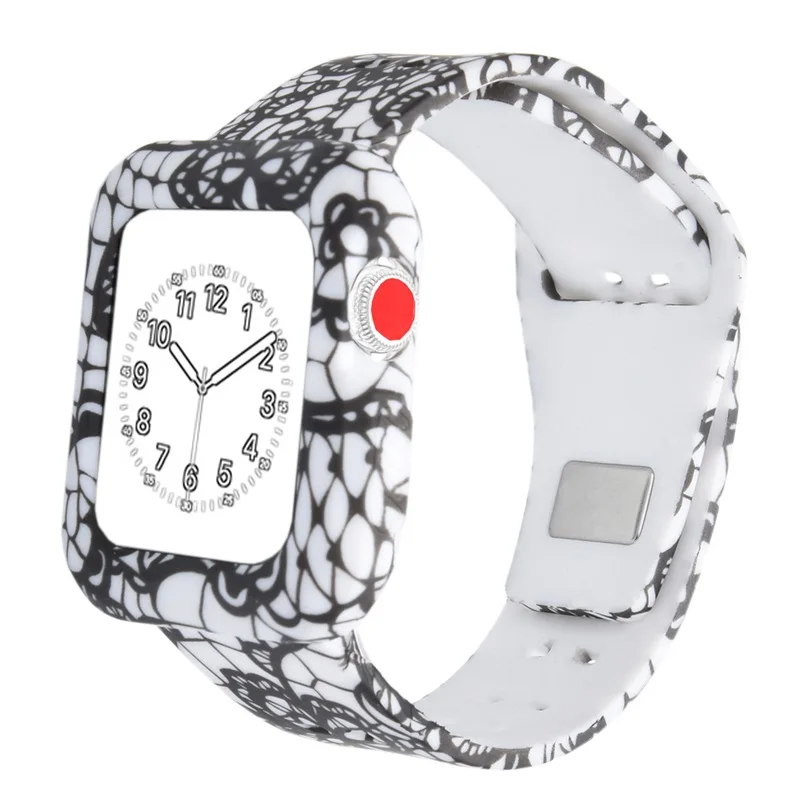 28-iwatch-series321 Bemorcabo противоударный Прочный ремешок для часов с защитным чехлом для Apple Watch, спортивный ремешок для iWatch серии 2/1 - Цвет ремешка: 28-iwatch-series321