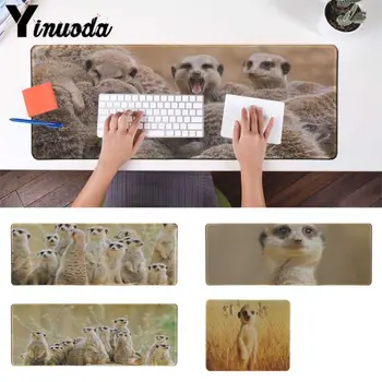 

Yinuoda Hot Sales animal mob of meerkats Large Mouse pad PC Computer mat Size for 18x22cm 30x90cm 40x90cm