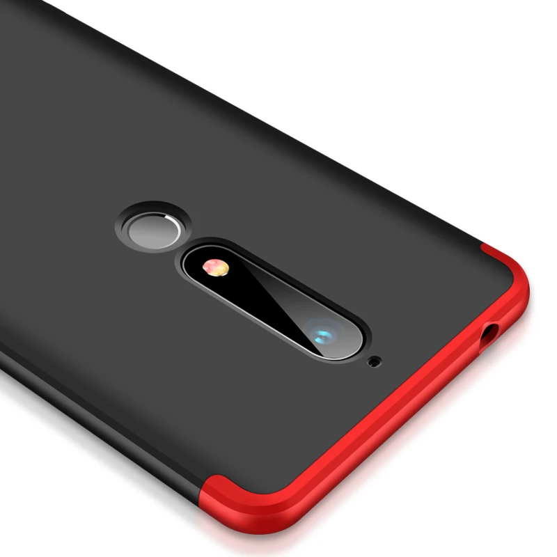 Full Protective Case For Nokia 6 2018 Case For Nokia 6.1 Case 360 Protected for Nokia 6 2018 TA-1068 TA-1050 TA-1043 TA-1045 (4)
