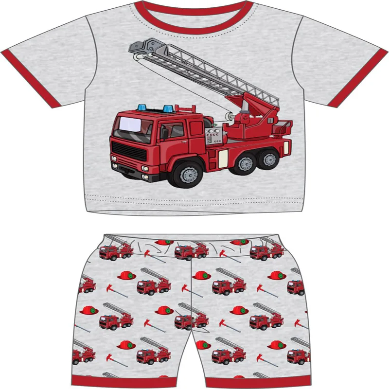 TINOLULING/летние хлопковые пижамы с короткими рукавами для мальчиков и девочек; Пижама с единорогом; детские пижамы; пижамы для детей 1-8 лет